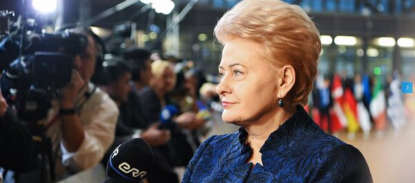 Даля Грибаускйте в Брюсселе на саммите Восточного партнерства в Брюсселе Даля Грибаускйте в Брюсселе на саммите Восточного партнерства в Брюсселе - Sputnik Lietuva