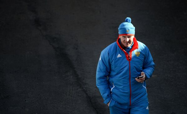 Бобслеист Александр Зубков (Россия) Бобслеист Александр Зубков (Россия) - Sputnik Литва