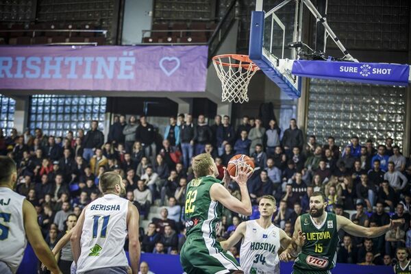 FIBA Литва - Косово баскетбол 24 ноября FIBA Литва - Косово баскетбол 24 ноября - Sputnik Lietuva