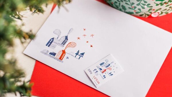 Рождественские марки Почты Литвы с запахом имбирного печенья - Sputnik Lietuva