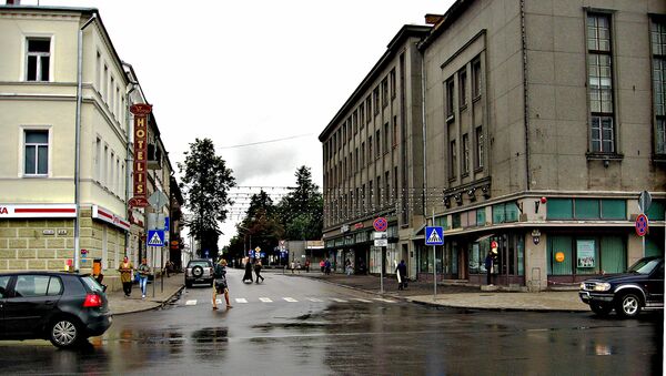 Улица в городе Даугавпилс, Латвия, архивное фото - Sputnik Литва