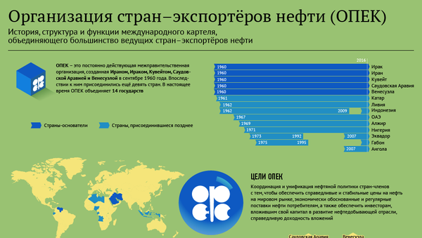 Организация стран–экспортёров нефти (ОПЕК) - Sputnik Литва