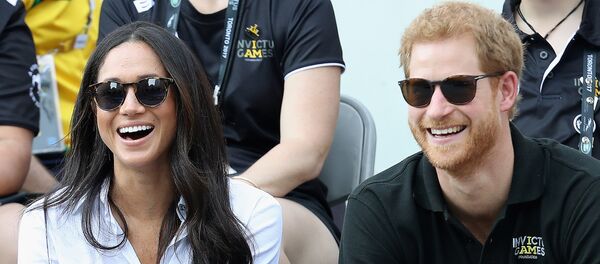 Принц Гарри с невестой Меган Маркл - Sputnik Литва