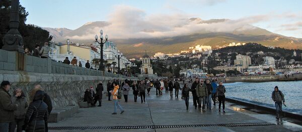 Ялтинская набережная, Крым - Sputnik Литва