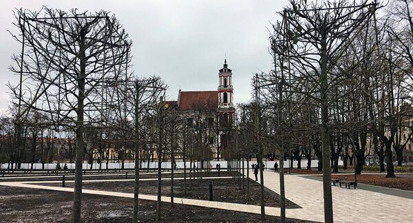 Площадь Лукишкес в Вильнюсе после реконструкции - Sputnik Литва