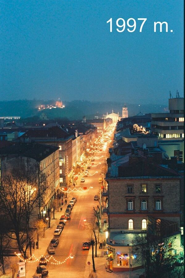 Проспект Гедиминаса в Вильнюсе, 1997 год - Sputnik Lietuva