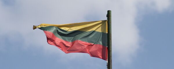 Сейм Литвы, флаг на здании Сейм Литвы, флаг на здании - Sputnik Литва