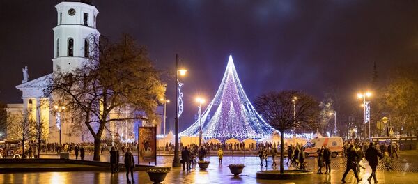 Kalėdų eglutė Vilniuje 2017 m - Sputnik Lietuva