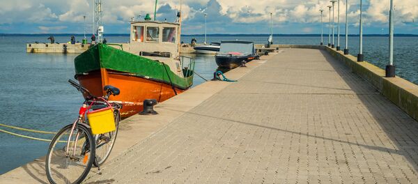 Пирс для рыбалки Куршская коса, Литва - Sputnik Литва