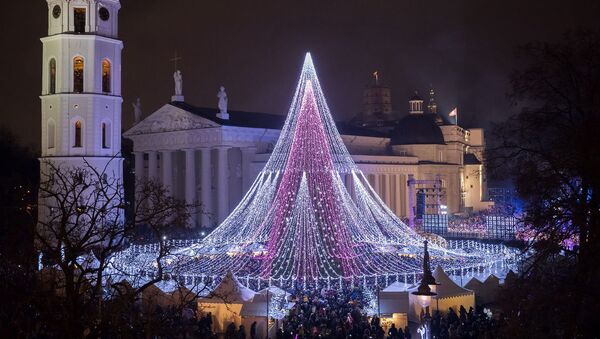 Kalėdų eglė Vilniuje - Sputnik Lietuva
