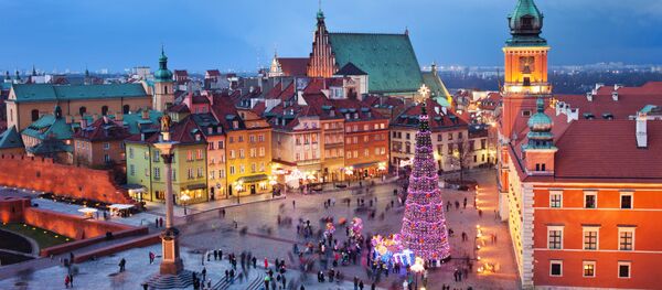 Рождественская елка в Варшаве Рождественская елка в Варшаве - Sputnik Lietuva