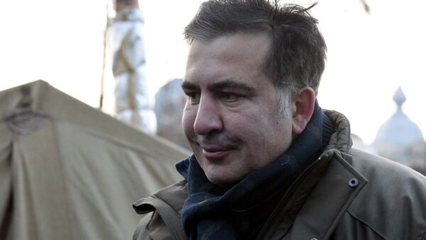 Бывший губернатор Одесской области Михаил Саакашвили. 6 декабря 2017 - Sputnik Литва