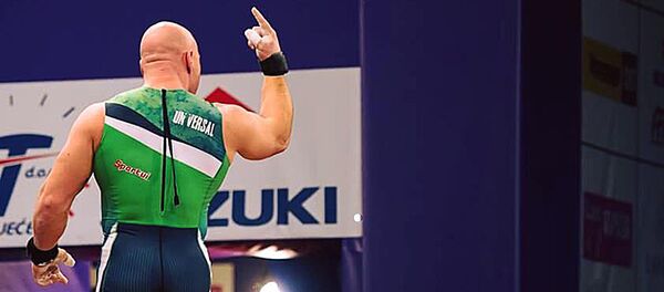 Литовский штангист Ауримас Диджбалис Литовский штангист Ауримас Диджбалис - Sputnik Lietuva