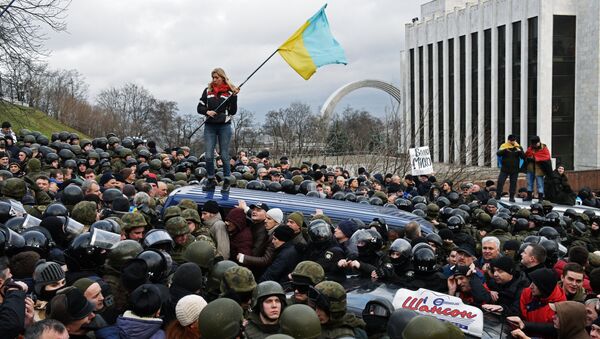 Ситуация в Киеве в связи с задержанием М. Саакашвили - Sputnik Литва