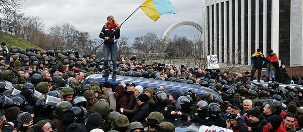 Ситуация в Киеве в связи с задержанием М. Саакашвили - Sputnik Литва