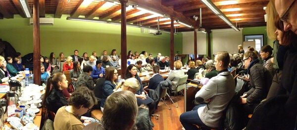 Apvalaus stalo diskusija VU Filosofijos fakultete Apvalaus stalo diskusija VU Filosofijos fakultete - Sputnik Lietuva