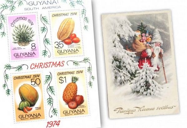 Kalėdiniai pašto ženklai Kalėdiniai pašto ženklai - Sputnik Lietuva