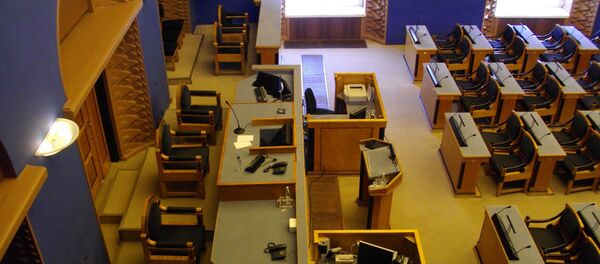 Riigikogu, здание правительства в Таллинне, Эстония Riigikogu, здание правительства в Таллинне, Эстония - Sputnik Литва