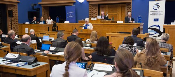 Riigikogu, здание правительства в Таллинне, Эстония Riigikogu, здание правительства в Таллинне, Эстония - Sputnik Литва