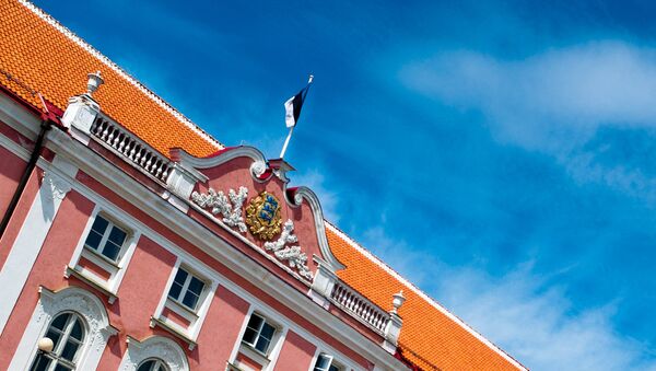 Riigikogu, здание правительства в Таллине, Эстония - Sputnik Литва