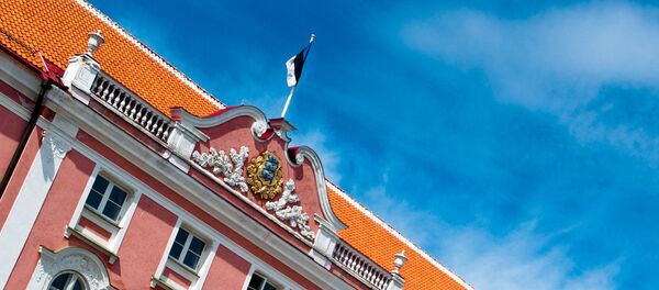 Riigikogu, здание правительства в Таллине, Эстония - Sputnik Литва