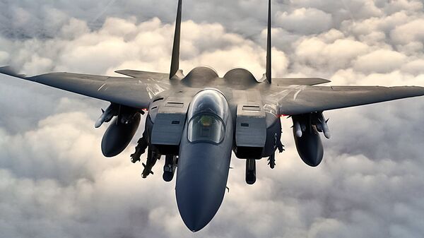 Истребитель ВВС США F-15 Eagle - Sputnik Lietuva