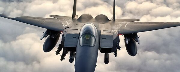 Истребитель ВВС США F-15 Eagle - Sputnik Lietuva