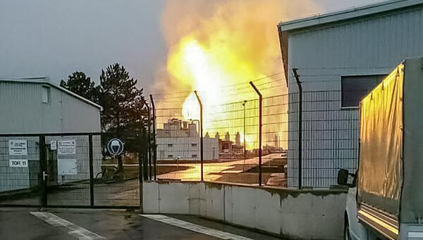 Взрыв на газопроводе в Австрии, в Баумгартене, Восточная Вена - Sputnik Литва