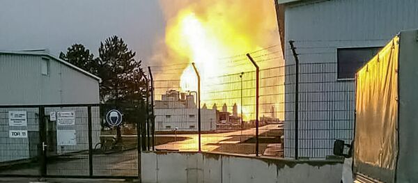 Взрыв на газопроводе в Австрии, в Баумгартене, Восточная Вена - Sputnik Литва