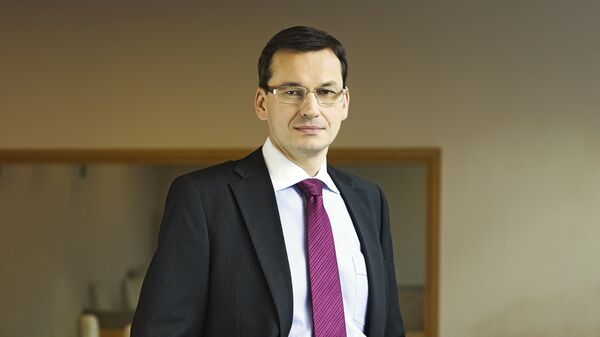 Премьер-министр Польши Матеуш Моравецкий - Sputnik Lietuva