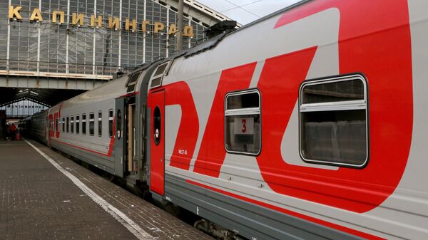 Поезд РЖД в Калининграде - Sputnik Литва