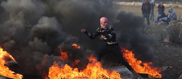 Ситуация на границе Палестины и Израиля, декабрь 2017 года Ситуация на границе Палестины и Израиля, декабрь 2017 года - Sputnik Lietuva