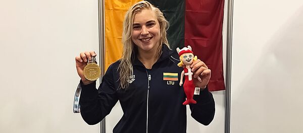 Литовскакя пловчиха Рута Мейлутите выиграла золото на Чемпионате Европы по плаванию Литовскакя пловчиха Рута Мейлутите выиграла золото на Чемпионате Европы по плаванию - Sputnik Литва