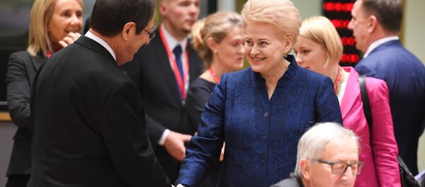 Даля Грибаускайте на саммите Евросоюза Даля Грибаускайте на саммите Евросоюза - Sputnik Lietuva