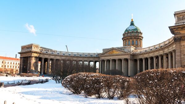 Казанский собор в Санкт-Петербурге, архивное фото - Sputnik Литва
