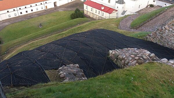 Спасение горы Гедиминаса, восстановительные работы - Sputnik Литва