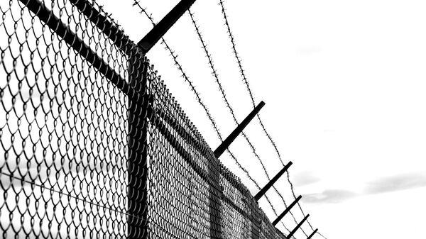 Забор на границе, архивное фото - Sputnik Литва