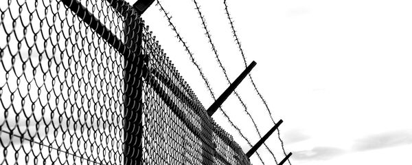 Забор на границе, архивное фото - Sputnik Литва