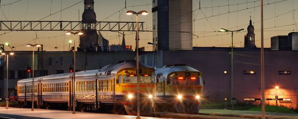 Rygos geležinkelio stotis Rygos geležinkelio stotis - Sputnik Lietuva