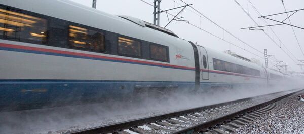 Поезд Российских железных дорог, архивное фото - Sputnik Литва