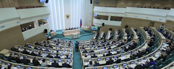 Заседание Совета Федерации РФ Заседание Совета Федерации РФ - Sputnik Lietuva