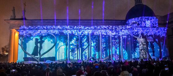 Kalėdinė 3D pasaka Vilniuje Kalėdinė 3D pasaka Vilniuje - Sputnik Lietuva