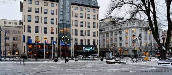 Зимний Вильнюс, гололед - Sputnik Литва