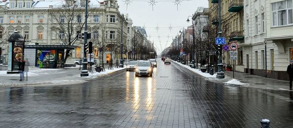 Зимний Вильнюс, гололед - Sputnik Lietuva