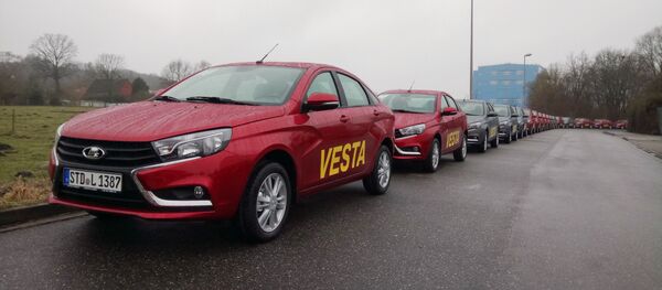 Старт продаж LADA Vesta в Германии, архивное фото Старт продаж LADA Vesta в Германии, архивное фото - Sputnik Литва