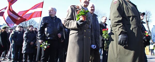 SS veteranų eisena Rygoje - Sputnik Lietuva