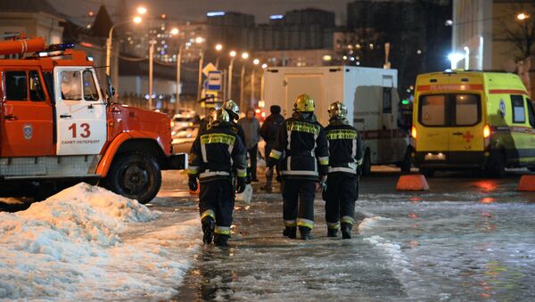 Взрыв в магазине Перекресток в Санкт-Петербурге - Sputnik Литва