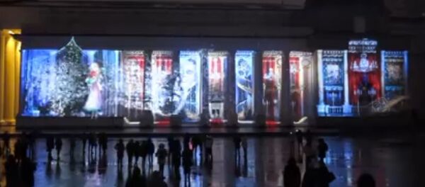 Vilniuje ant didžiosios Katedros sienos rodoma užburianti 3D pasaka Vilniuje ant didžiosios Katedros sienos rodoma užburianti 3D pasaka - Sputnik Lietuva