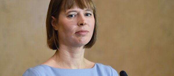 Президент Эстонской Республики Керсти Кальюлайд - Sputnik Литва