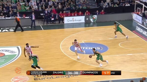 Победа Жальгириса над Олимпиакосом в Евролиге - Sputnik Литва